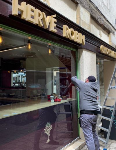 Film solaire Chocolatier Robin Périgueux